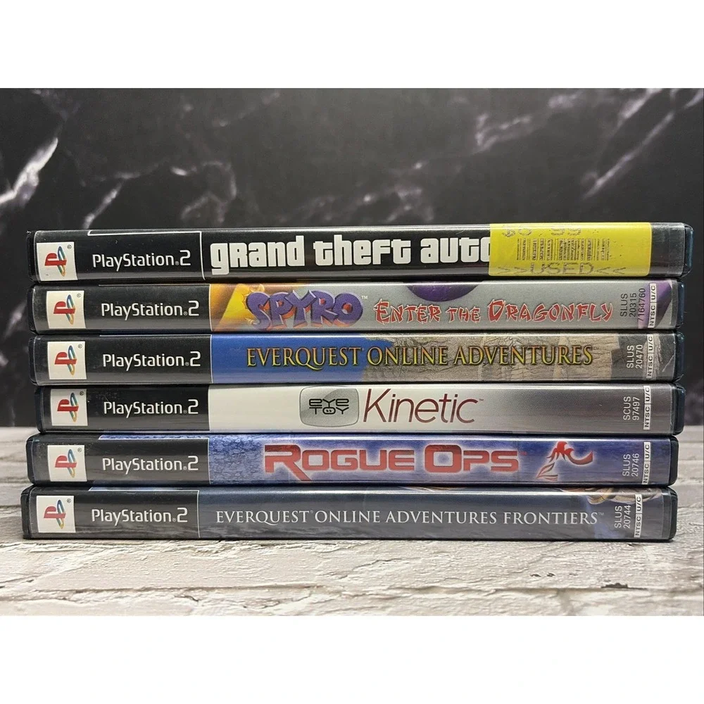 PlayStation 2 Lot Of 6 Games - Original Casing All CIB - T&W NM Disk